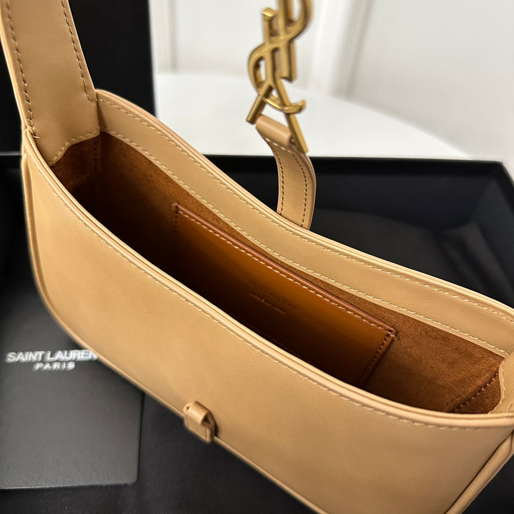 Saint Laurent Mini 19 Yellow Cream Smooth Calfskin Bag