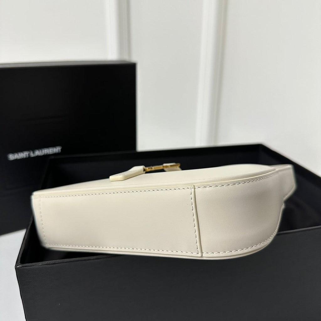 Saint Laurent Mini 19 White Smooth Calfskin Bag