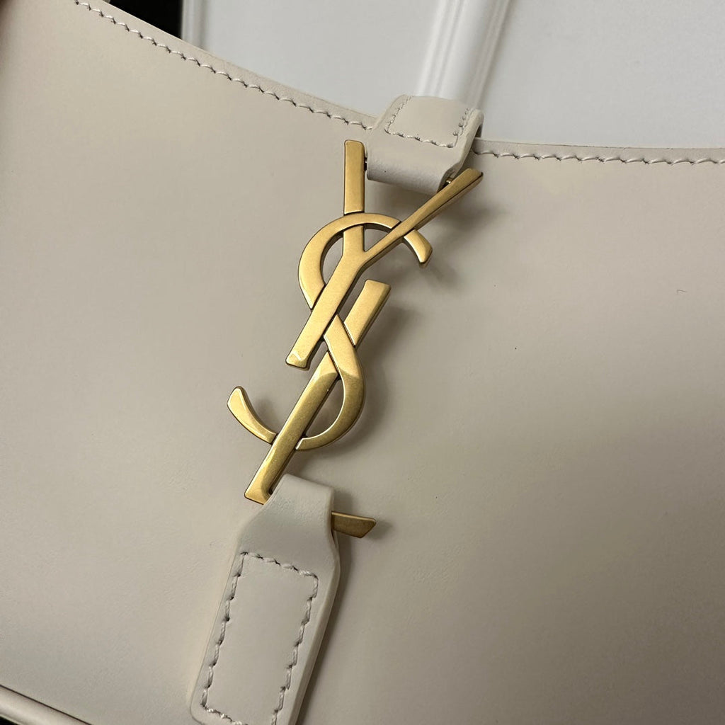 Saint Laurent Mini 19 White Smooth Calfskin Bag