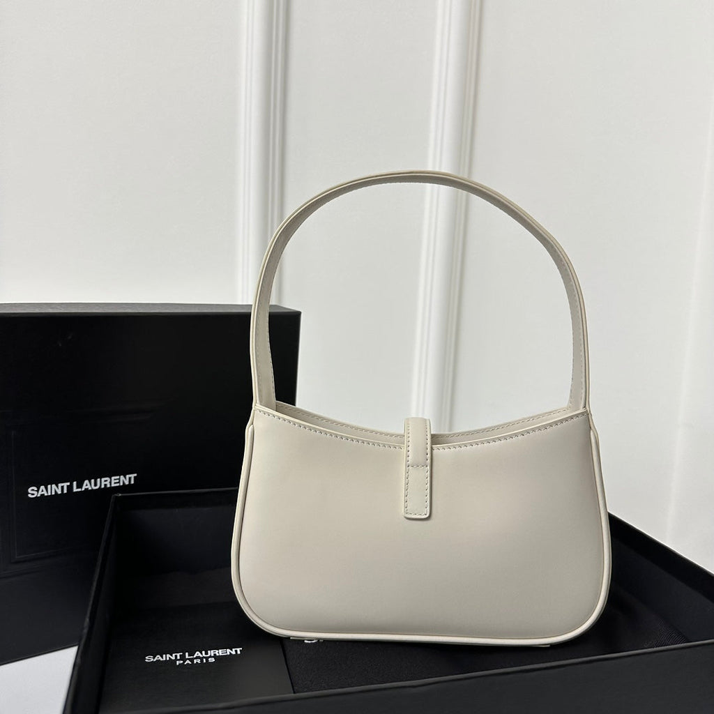 Saint Laurent Mini 19 White Smooth Calfskin Bag