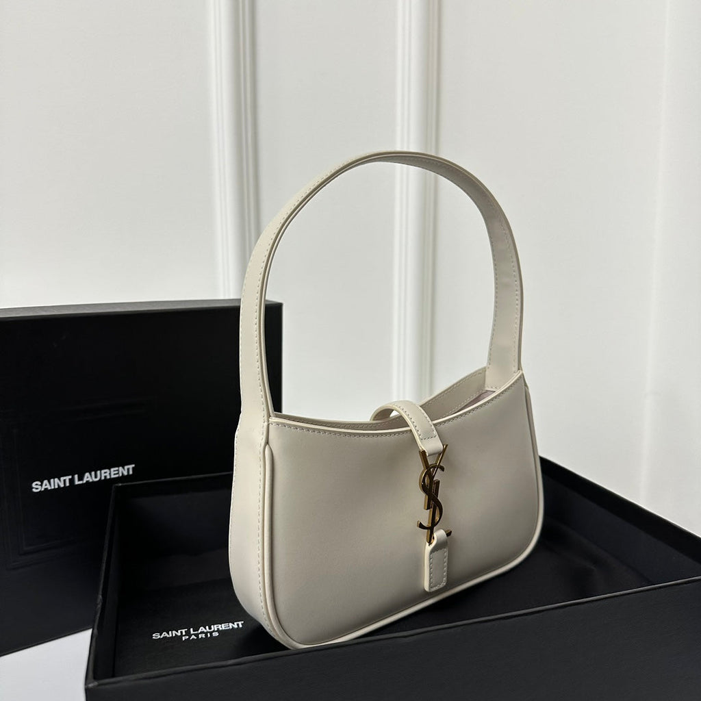 Saint Laurent Mini 19 White Smooth Calfskin Bag