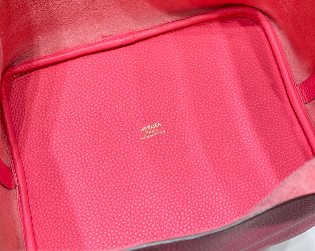 Hermes Picotin Lock 22 Hot Pink Togo Ghw Bag