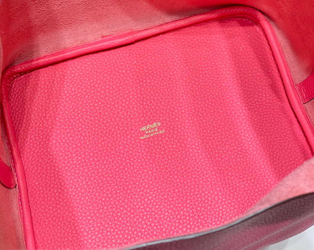 Hermes Picotin Lock 22 Hot Pink Togo Ghw Bag
