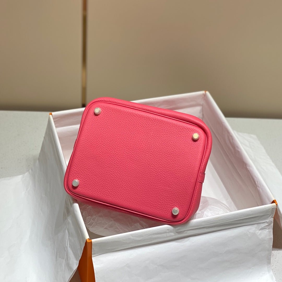 Hermes Picotin Lock 22 Hot Pink Togo Ghw Bag