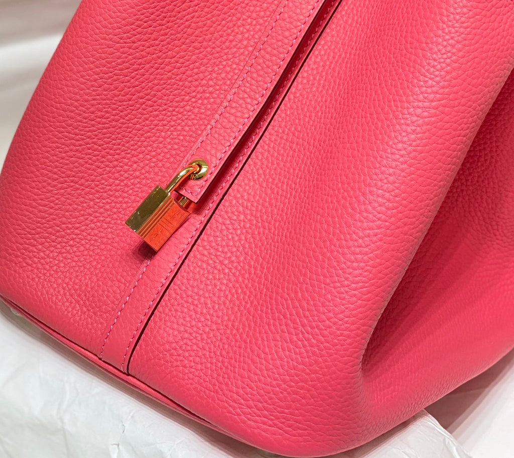 Hermes Picotin Lock 22 Hot Pink Togo Ghw Bag