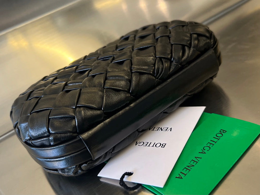 Bottega Veneta Knot 19 in Black Lambskin Bag