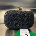 Bottega Veneta Knot 19 in Black Lambskin Bag