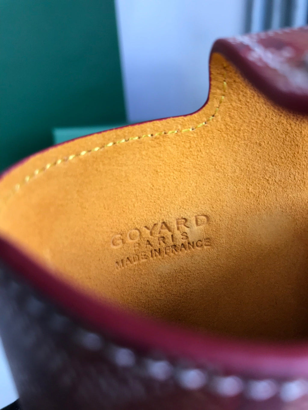 Goyard Montmartre GM Case 18 in Classic Red Goyardine Canvas Bag