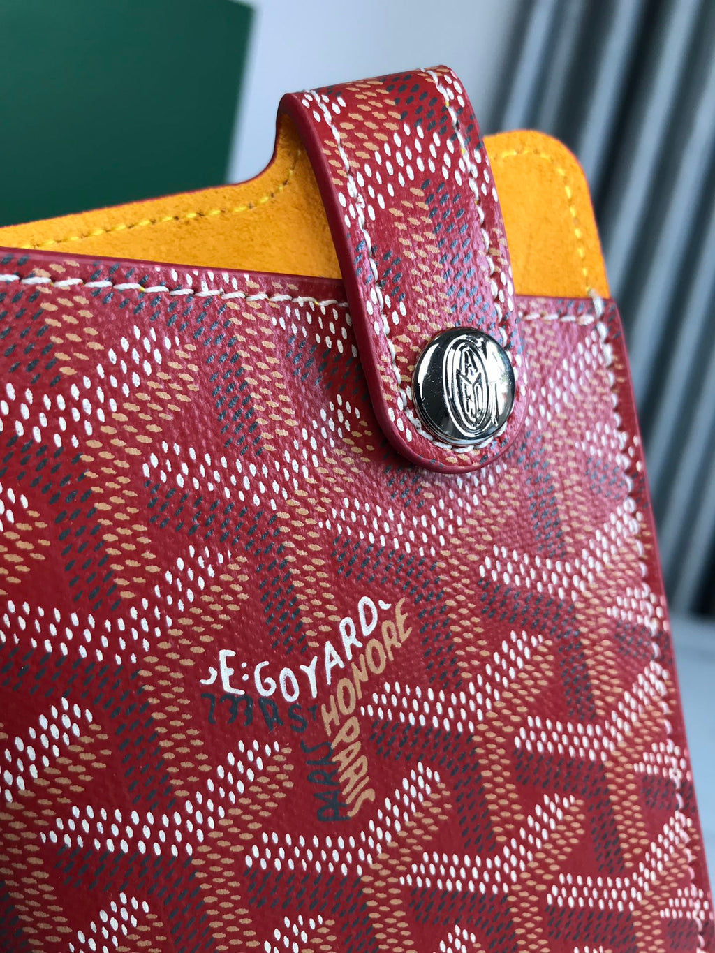 Goyard Montmartre GM Case 18 in Classic Red Goyardine Canvas Bag