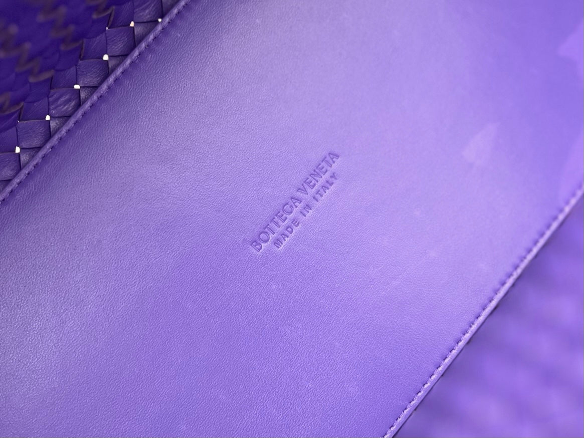 Bottega Veneta Large Cabat 51 in Mauve Purple Lambskin Bag