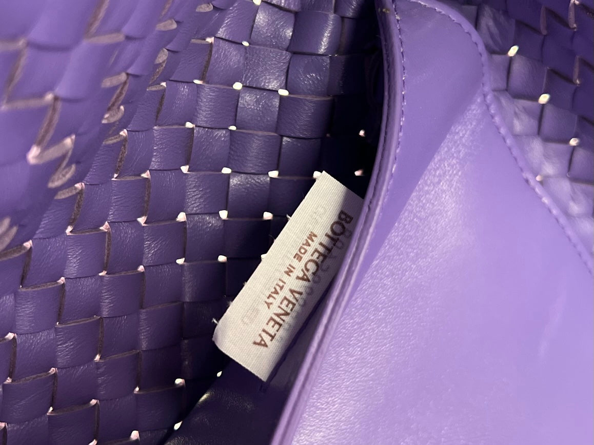 Bottega Veneta Large Cabat 51 in Mauve Purple Lambskin Bag