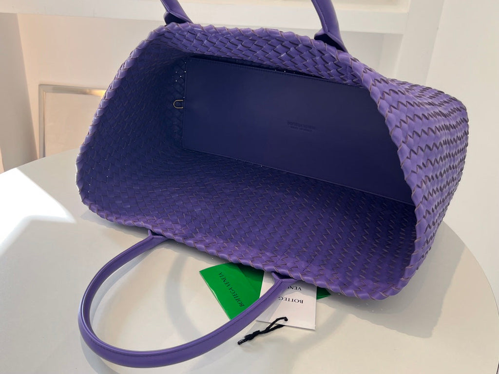 Bottega Veneta Large Cabat 51 in Mauve Purple Lambskin Bag