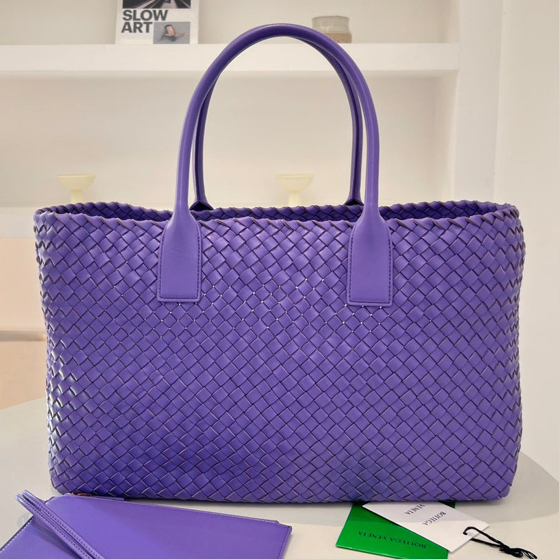 Bottega Veneta Large Cabat 51 in Mauve Purple Lambskin Bag
