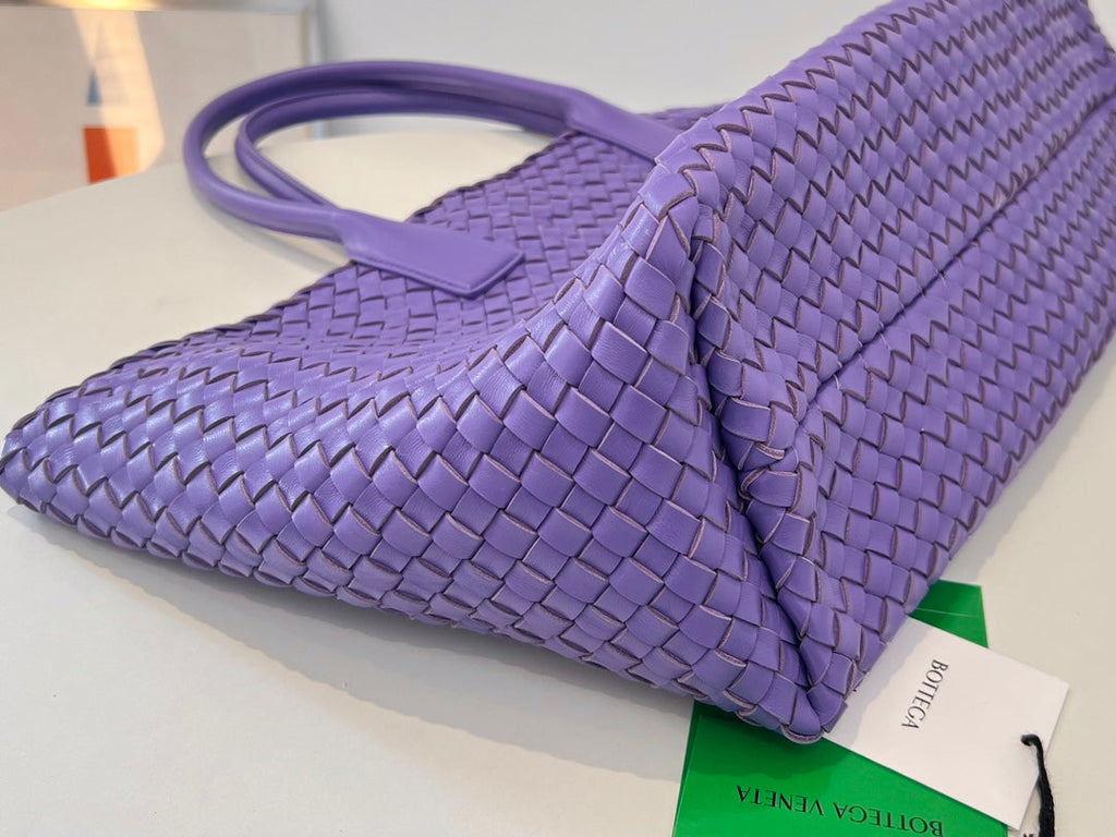 Bottega Veneta Large Cabat 51 in Mauve Purple Lambskin Bag