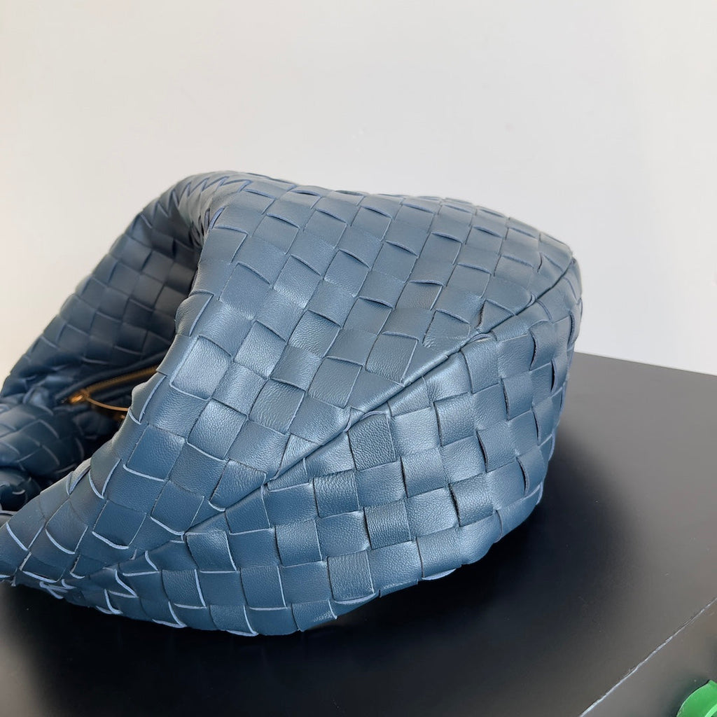 Bottega Veneta Mini Jodie 23 in Steel Blue Lambskin Bag