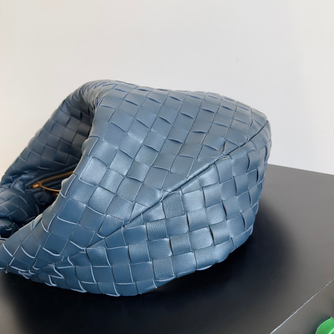 Bottega Veneta Mini Jodie 23 in Steel Blue Lambskin Bag