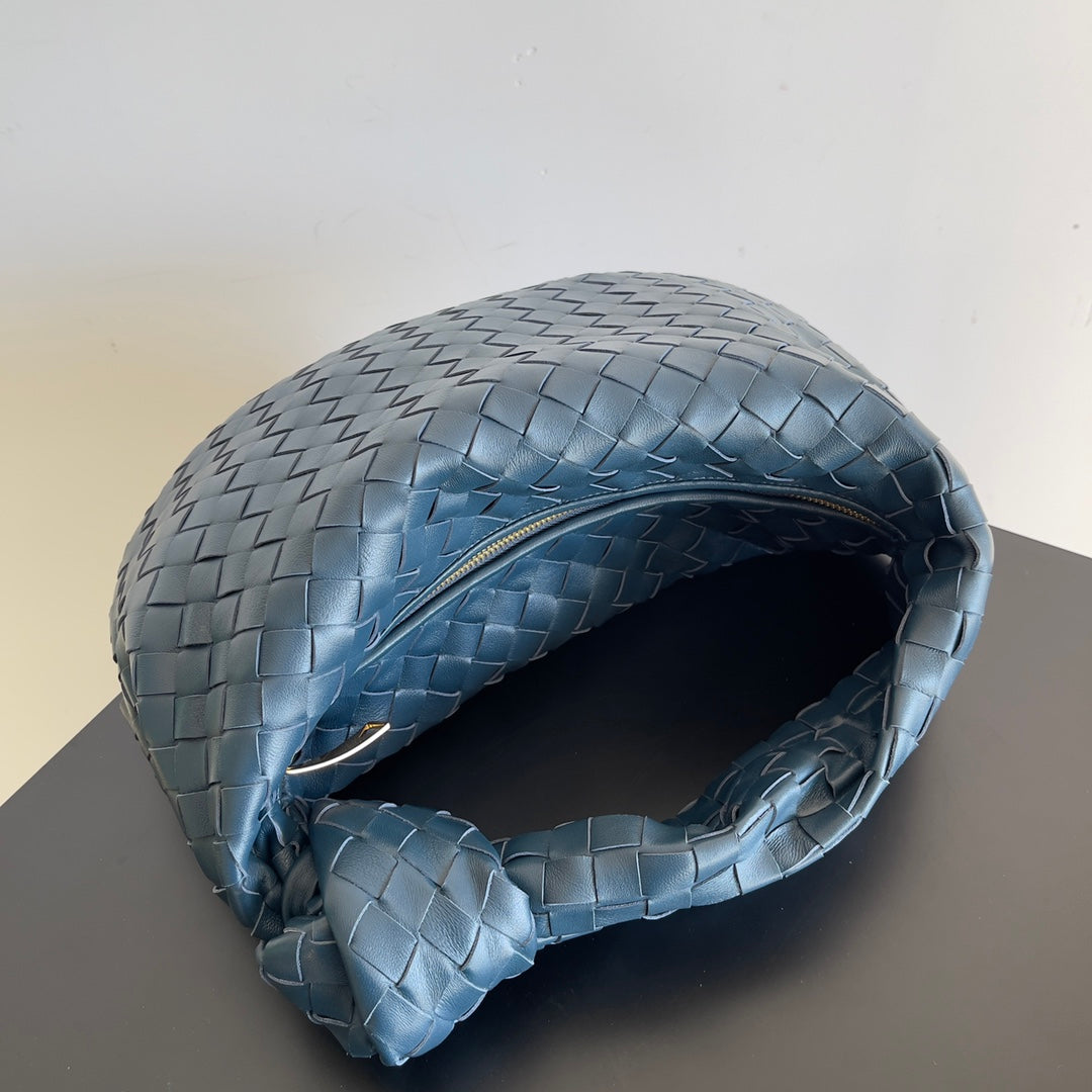 Bottega Veneta Mini Jodie 23 in Steel Blue Lambskin Bag