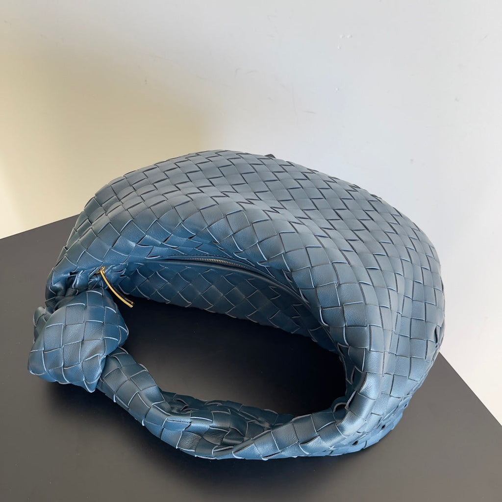 Bottega Veneta Mini Jodie 23 in Steel Blue Lambskin Bag