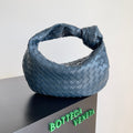 Bottega Veneta Mini Jodie 23 in Steel Blue Lambskin Bag
