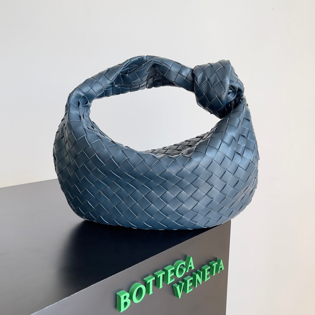 Bottega Veneta Mini Jodie 23 in Steel Blue Lambskin Bag