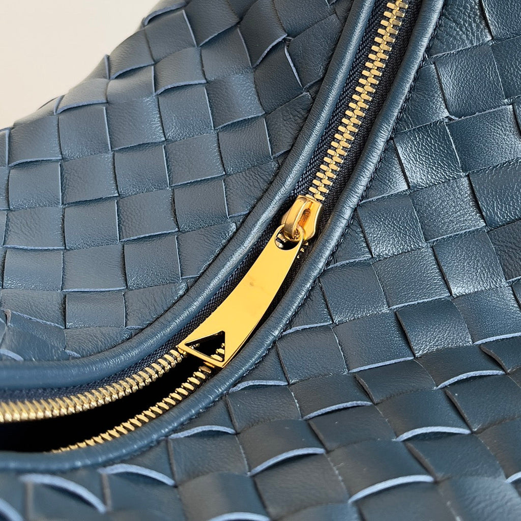 Bottega Veneta Mini Jodie 23 in Steel Blue Lambskin Bag