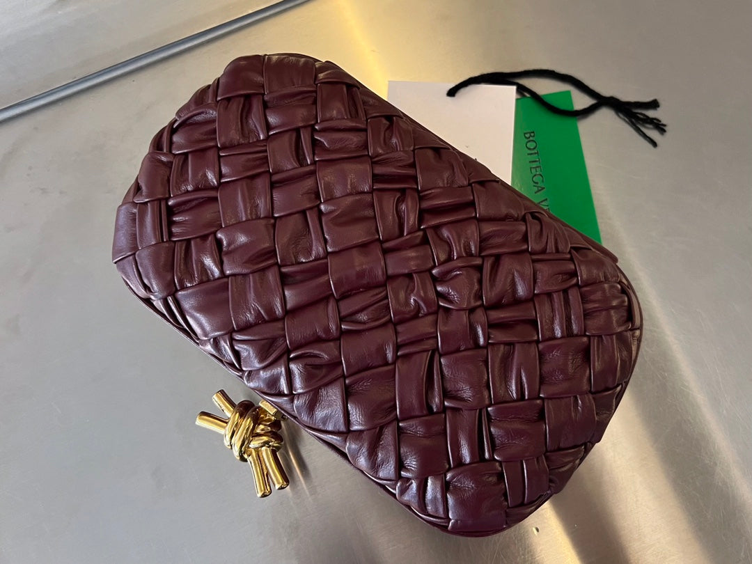 Bottega Veneta Knot 19 in Barolo Lambskin Bag