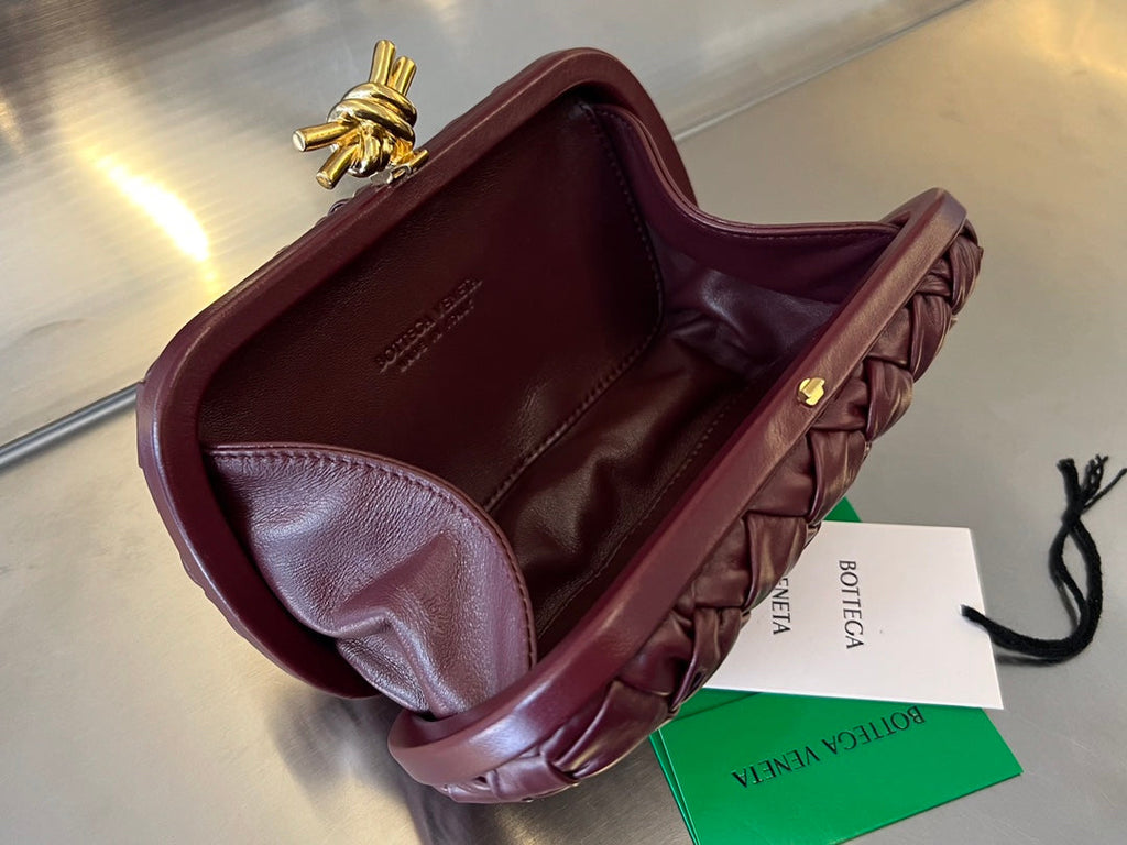 Bottega Veneta Knot 19 in Barolo Lambskin Bag