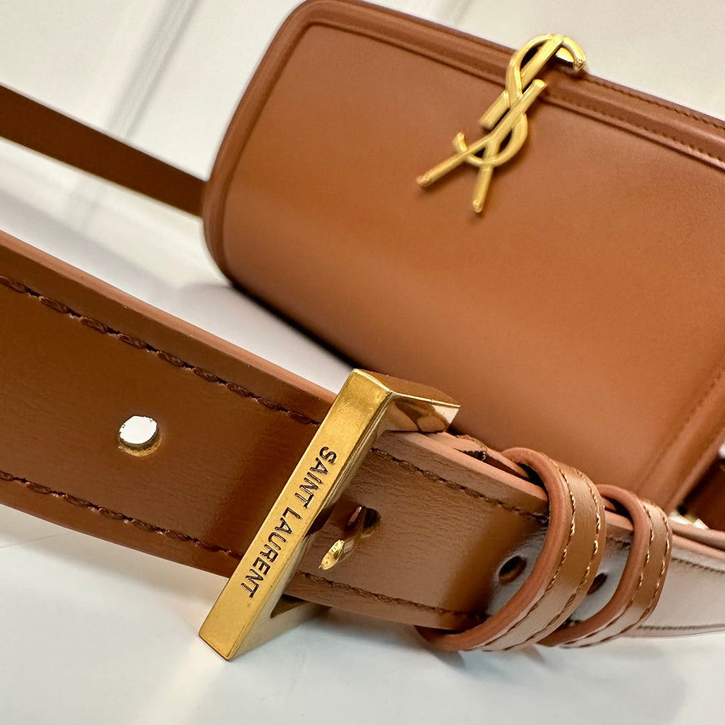 Solferino 23 Satchel in Box Cinnamon Brown Calfskin