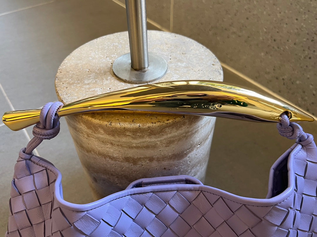 Bottega Veneta Sardine 33 with Chain in Light Purple Lambskin Bag