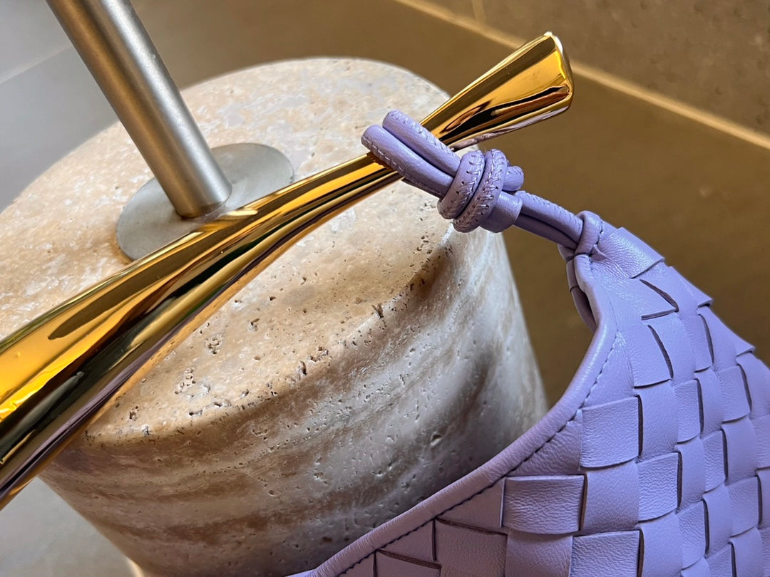 Bottega Veneta Sardine 33 with Chain in Light Purple Lambskin Bag
