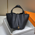 Hermes Picotin Lock 22 Black Togo Ghw Bag