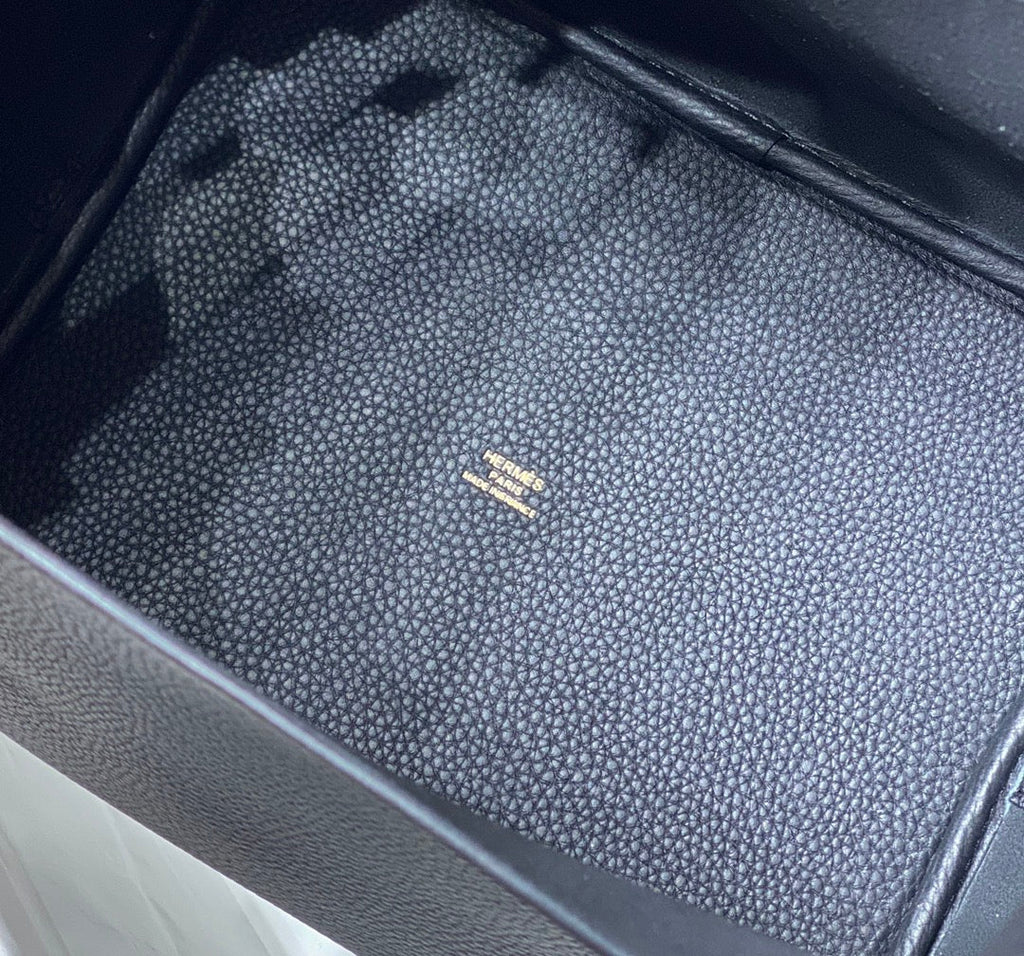 Hermes Picotin Lock 22 Black Togo Ghw Bag