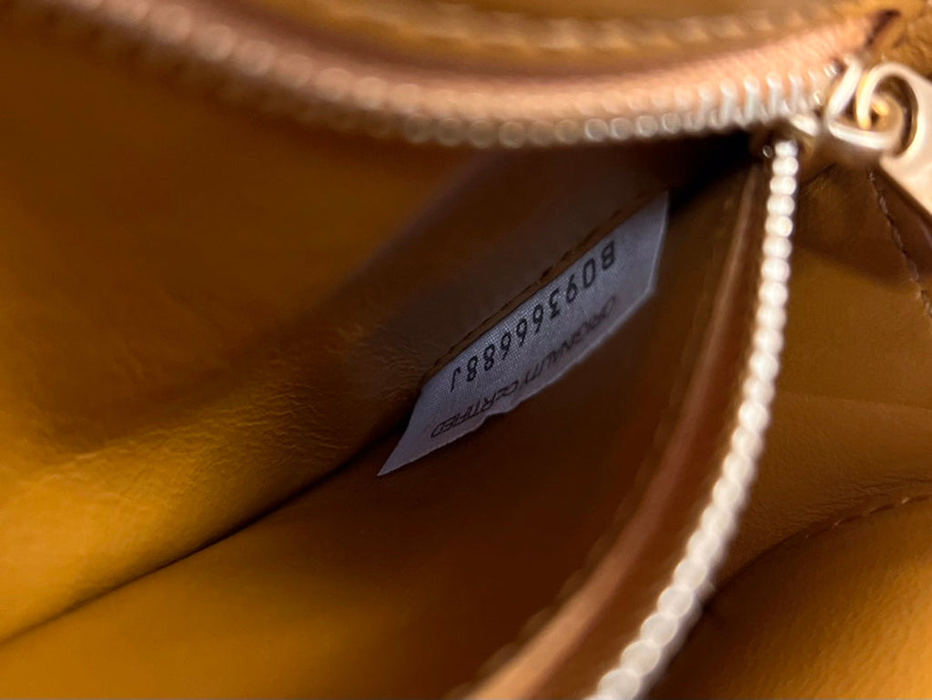 Bottega Veneta Mini Cassette 19 in Sandstone Orange Soft Lambskin Bag