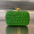 Bottega Veneta Knot 19 in Emerald Green Lambskin Bag