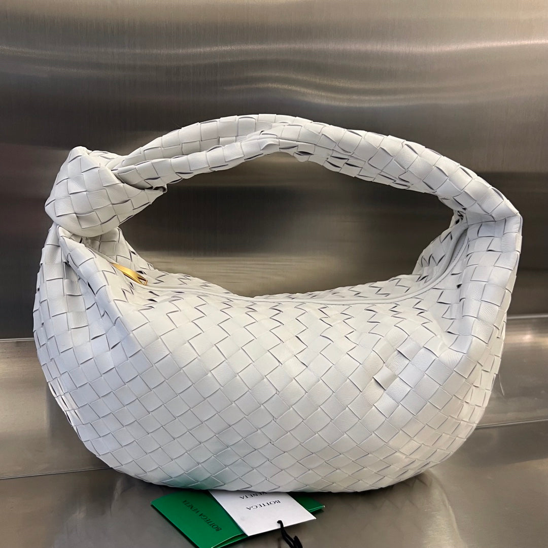 Bottega Veneta Small Jodie 48 White Calfskin Bag
