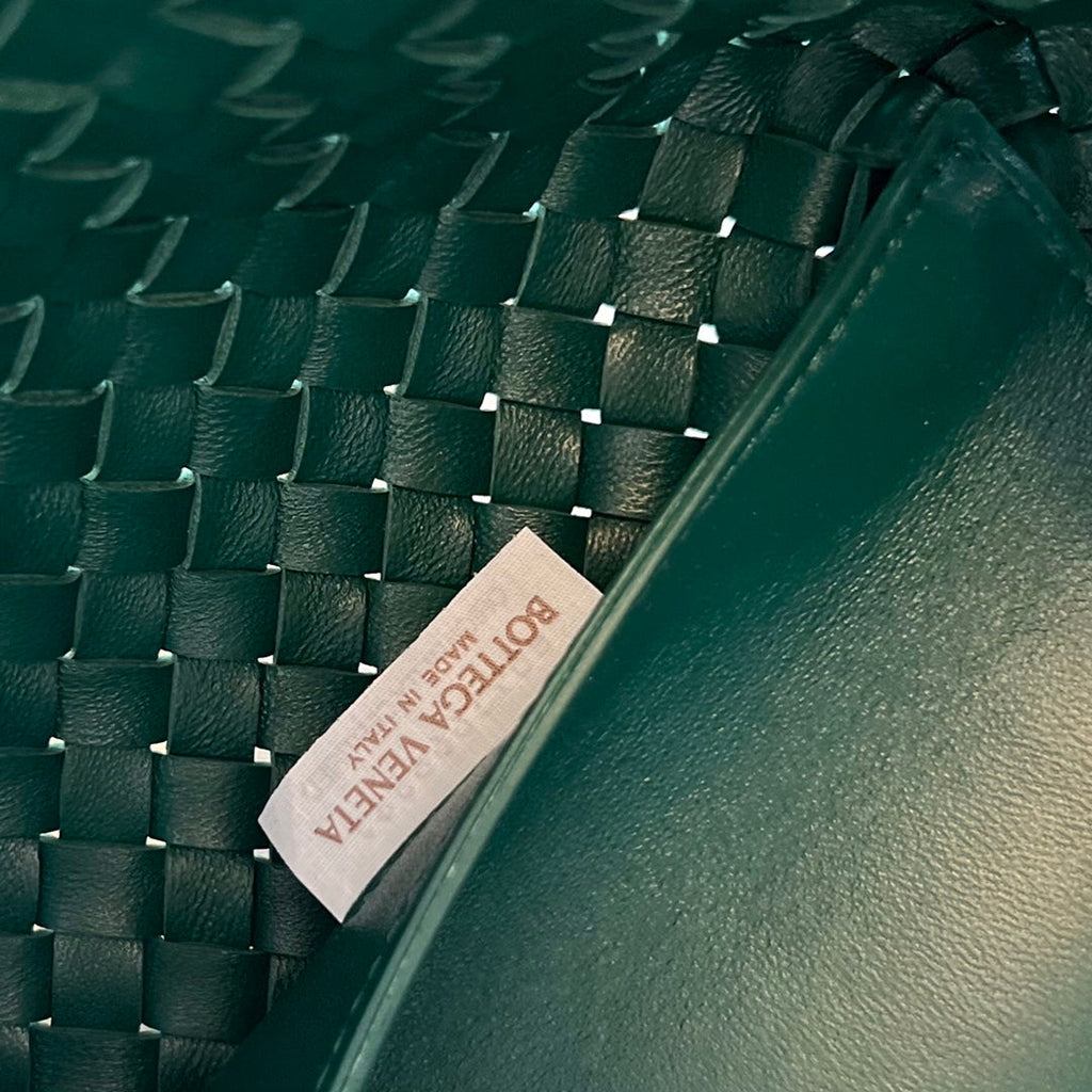 Bottega Veneta Small Cabat 32 in Kaitoke Green Lambskin Bag