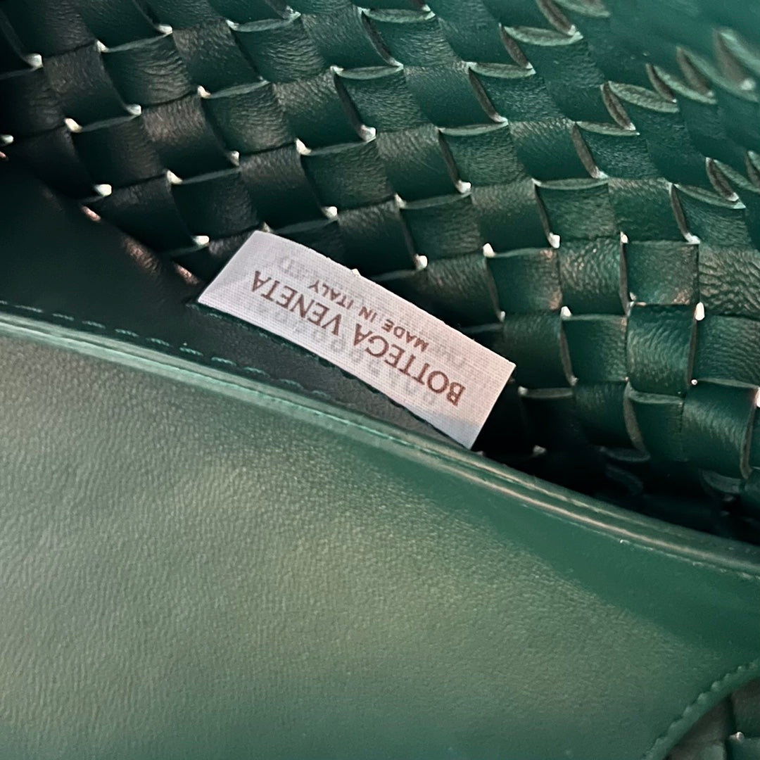 Bottega Veneta Large Cabat 51 in Kaitoke Green Lambskin Bag