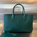 Bottega Veneta Large Cabat 51 in Kaitoke Green Lambskin Bag