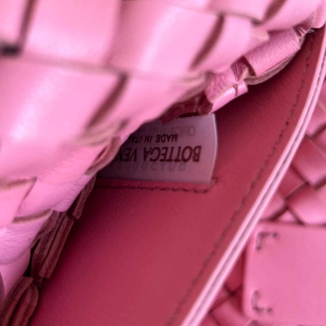 Bottega Veneta Mini Cabat 20 in Rose Pink Lambskin Bag