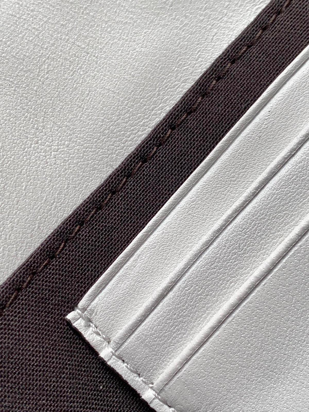 Mini Baguette Bag 20 with Ff Motif White Leather Ghw