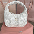 Wander 29 Bag in White Lambskin