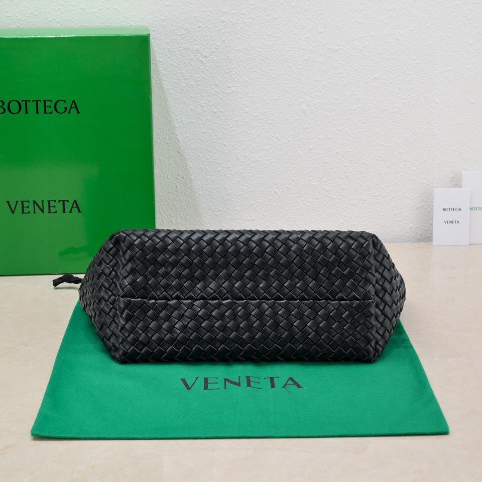 Bottega Veneta Large Cabat 45cm Black Lambskin Ghw Bag