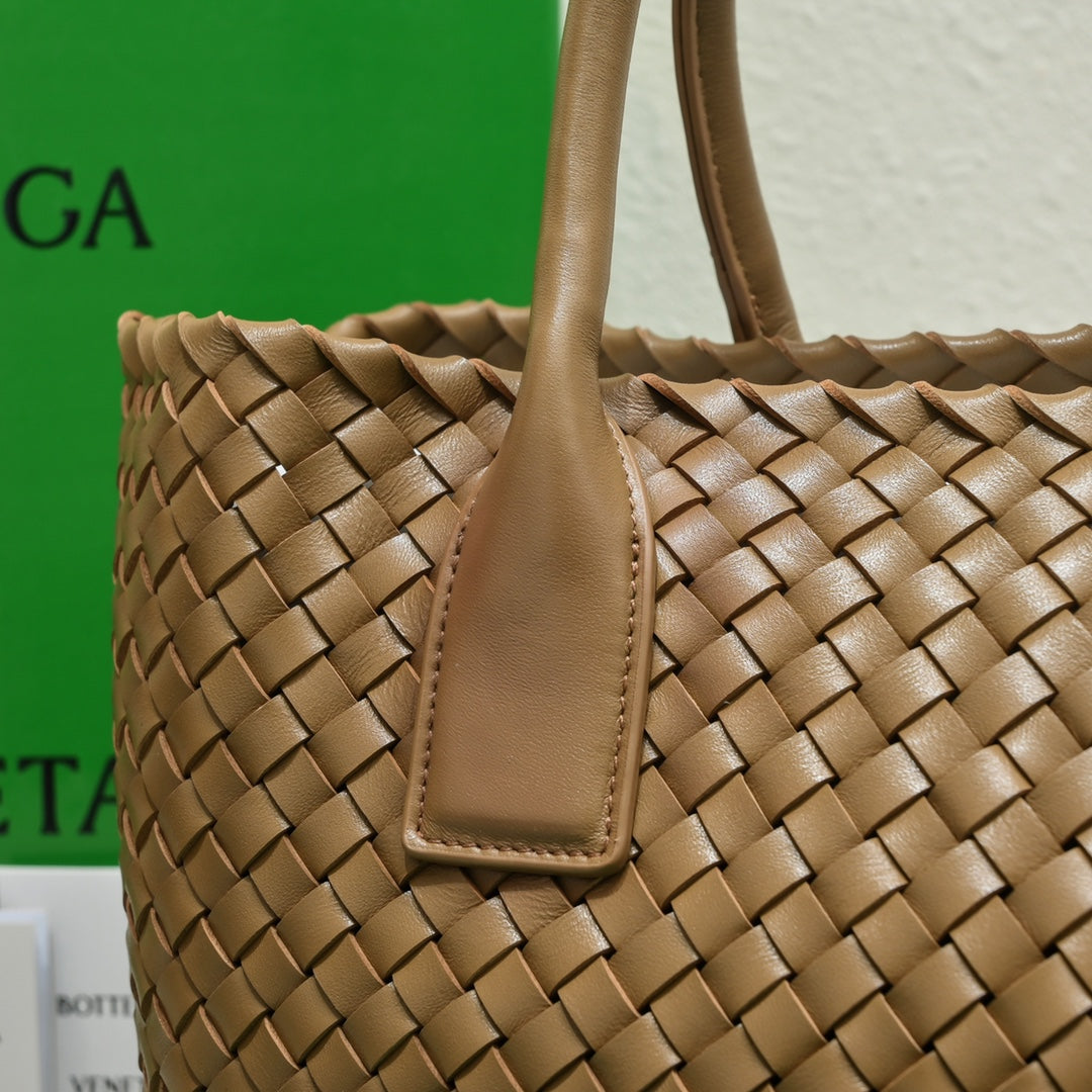 Bottega Veneta Large Cabat 45cm Brown Lambskin Ghw Bag