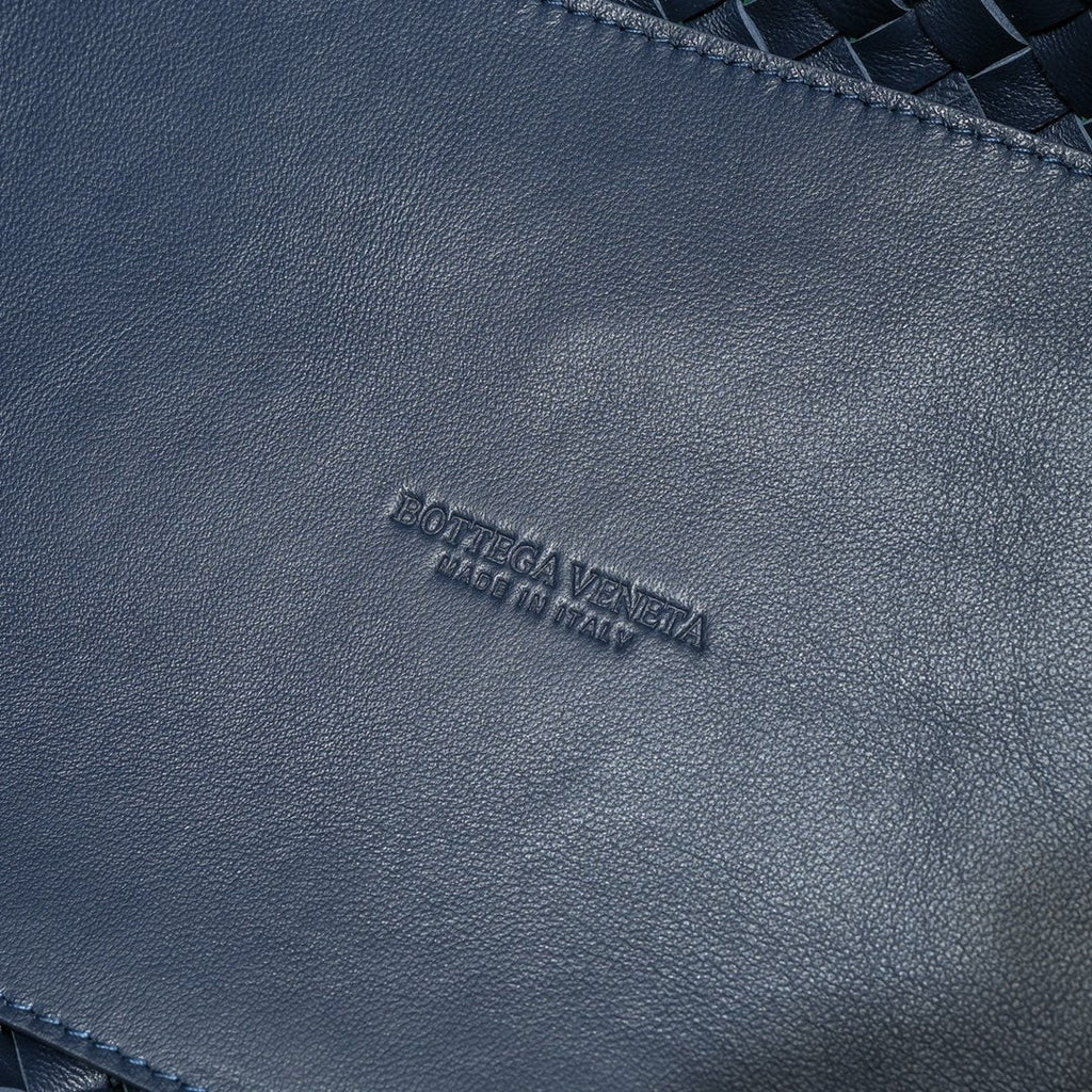 Bottega Veneta Large Cabat 45cm Navy Blue Lambskin Ghw Bag