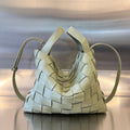 Bottega Veneta Medium 28 Cassette Grey Lambskin Bag