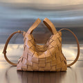 Bottega Veneta Medium 28 Cassette Peanut Brown Lambskin Bag