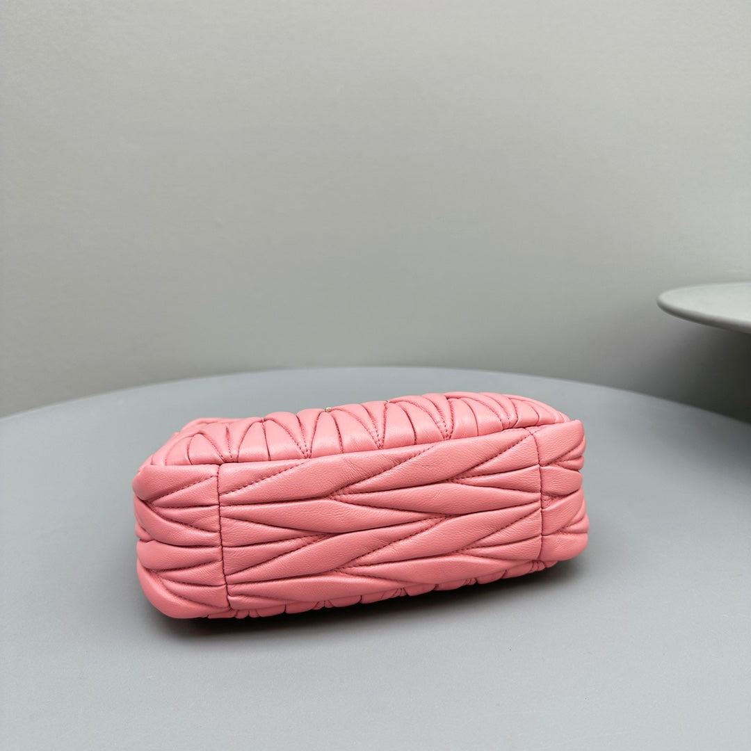Mini Hobo 20 Bag in Hot Pink Sheepskin