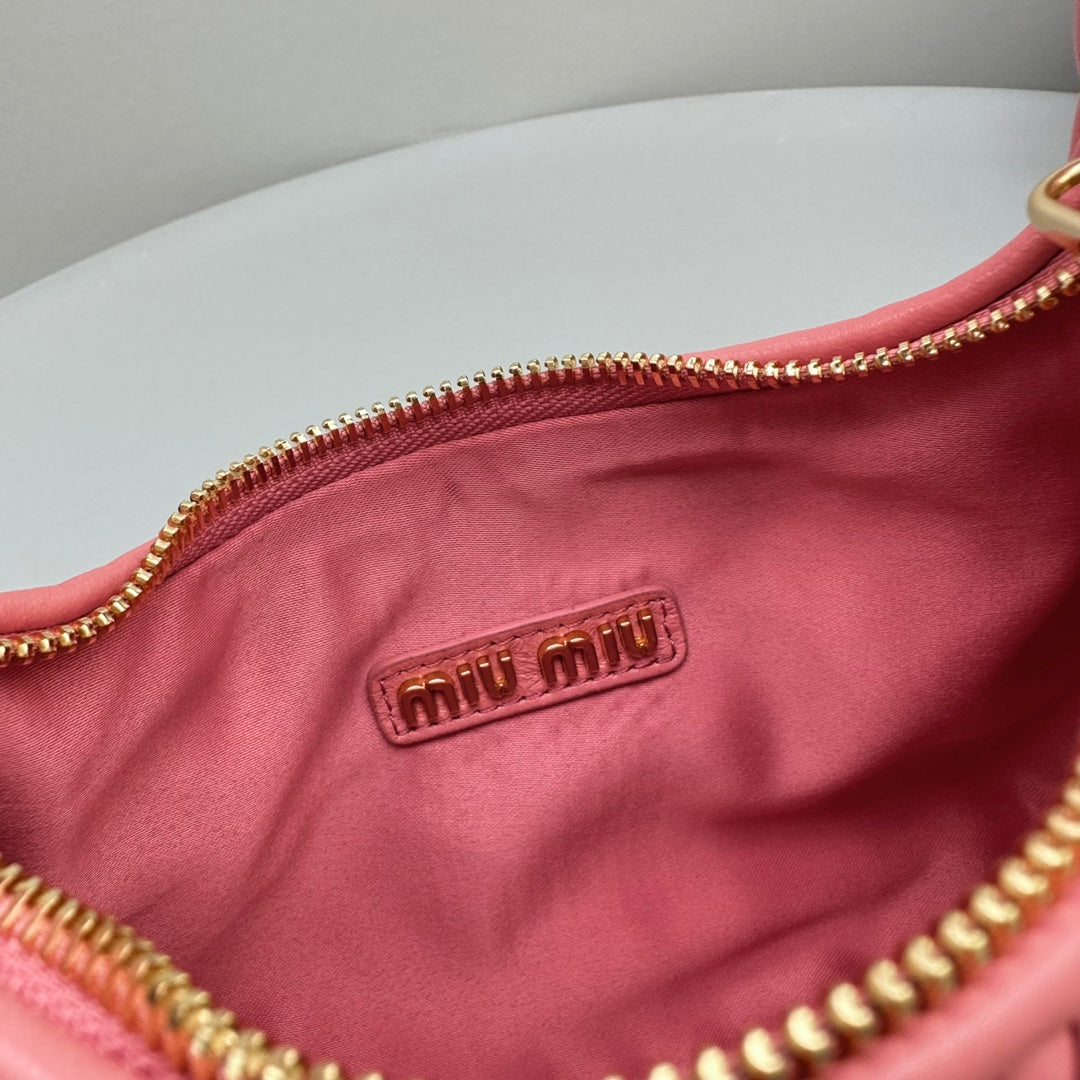 Mini Hobo 20 Bag in Hot Pink Sheepskin