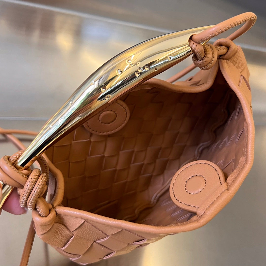 Bottega Veneta Sardine 20 with Chain in Tawny Brown Lambskin Bag