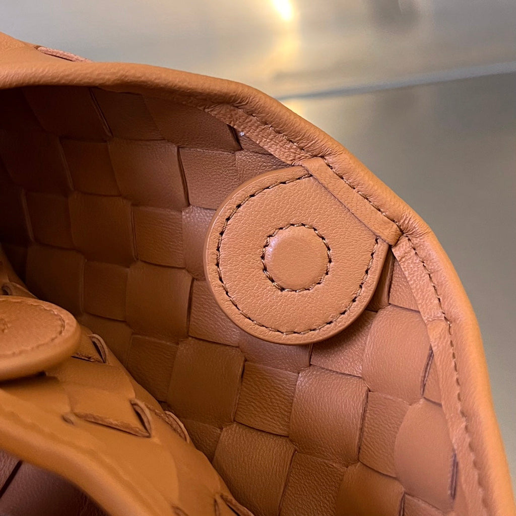 Bottega Veneta Sardine 20 with Chain in Tawny Brown Lambskin Bag